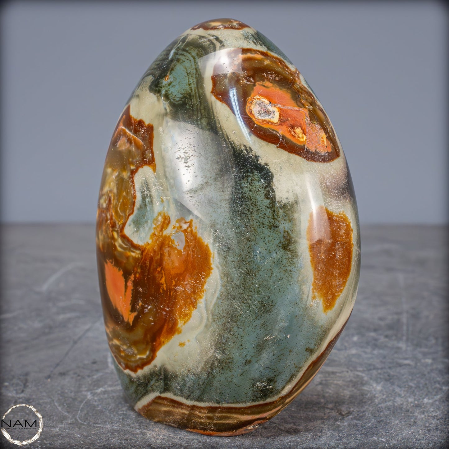 Natürliche Polychrome Jaspis Kristall-Freiform - 829,77g