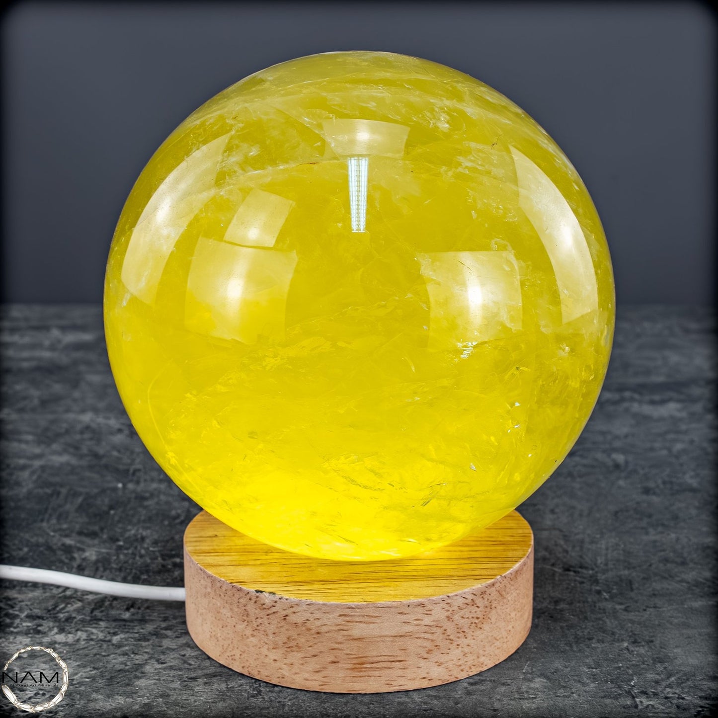 Top Qualität Transparenter Citrin Kristall Kugel - Brasilien - 1925,67g