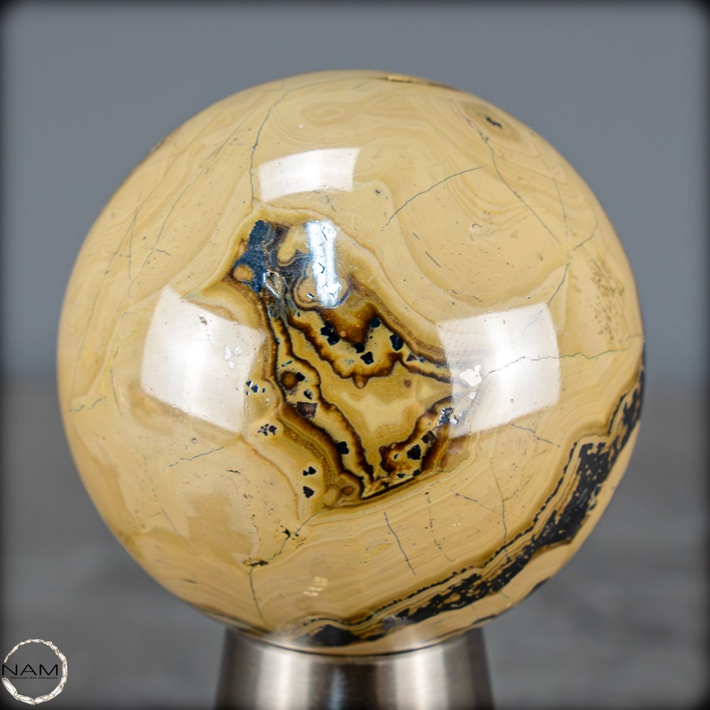 Sphalerit, Galenit, Wurtzit und Marcasit Kugel - 228,47g - 45,2mm