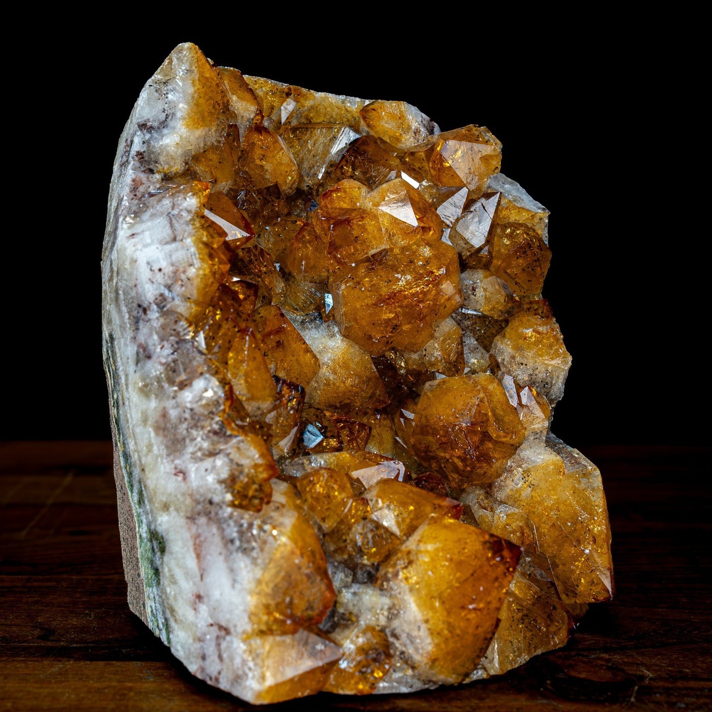 AAA++ Citrin-Quarzkristall Druse, Brasilien - 2571,62g