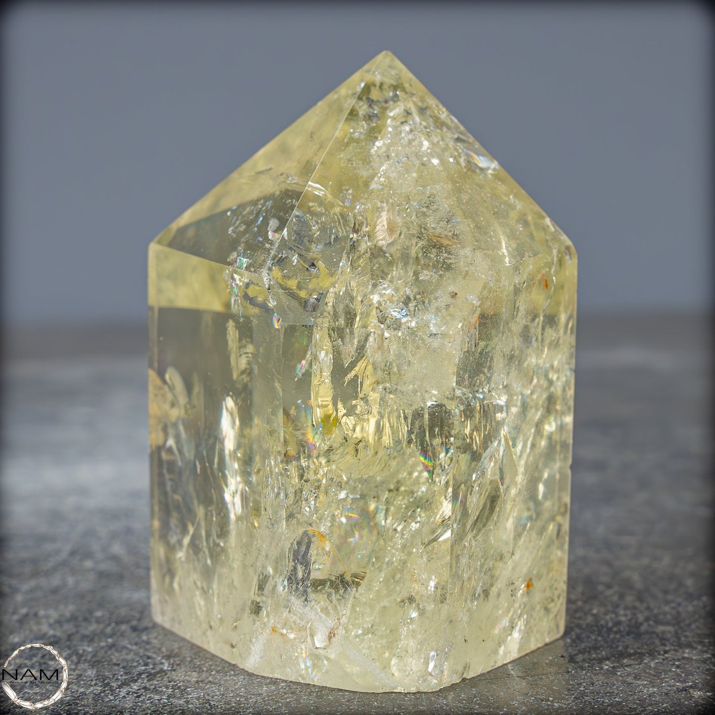 Top Qualität Transparenter Citrin Kristall - Brasilien - 189,28g
