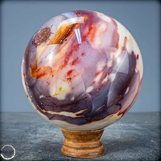 Natürliche Mookait Kugel aus Australien - 2051,15g