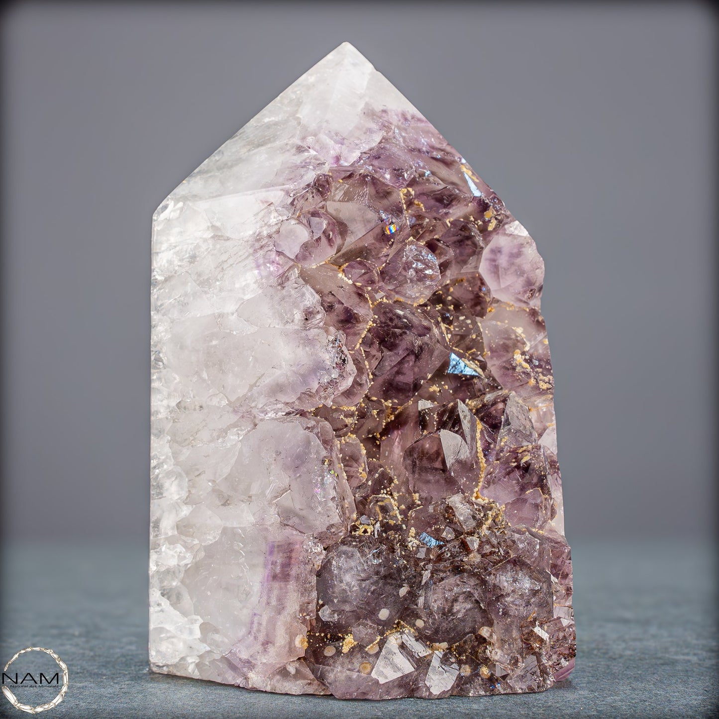Natürliche Amethyst-Kristall Druse/Spitze- 799,72 g