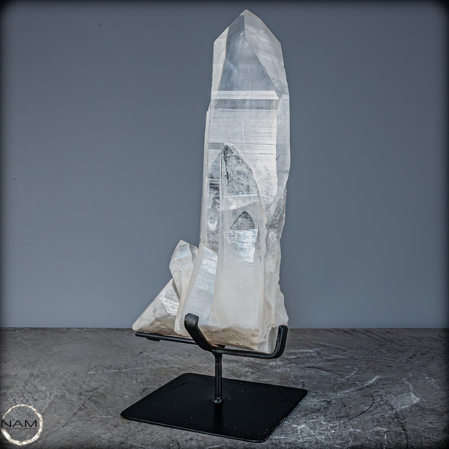 Seltener Doppel-Phantom Lumerische Quartz Kristall auf Ständer - 4654,92g