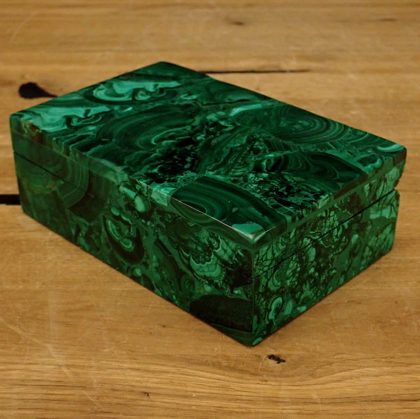Malachit Schmuckkästchen/Box - 1101.21 g