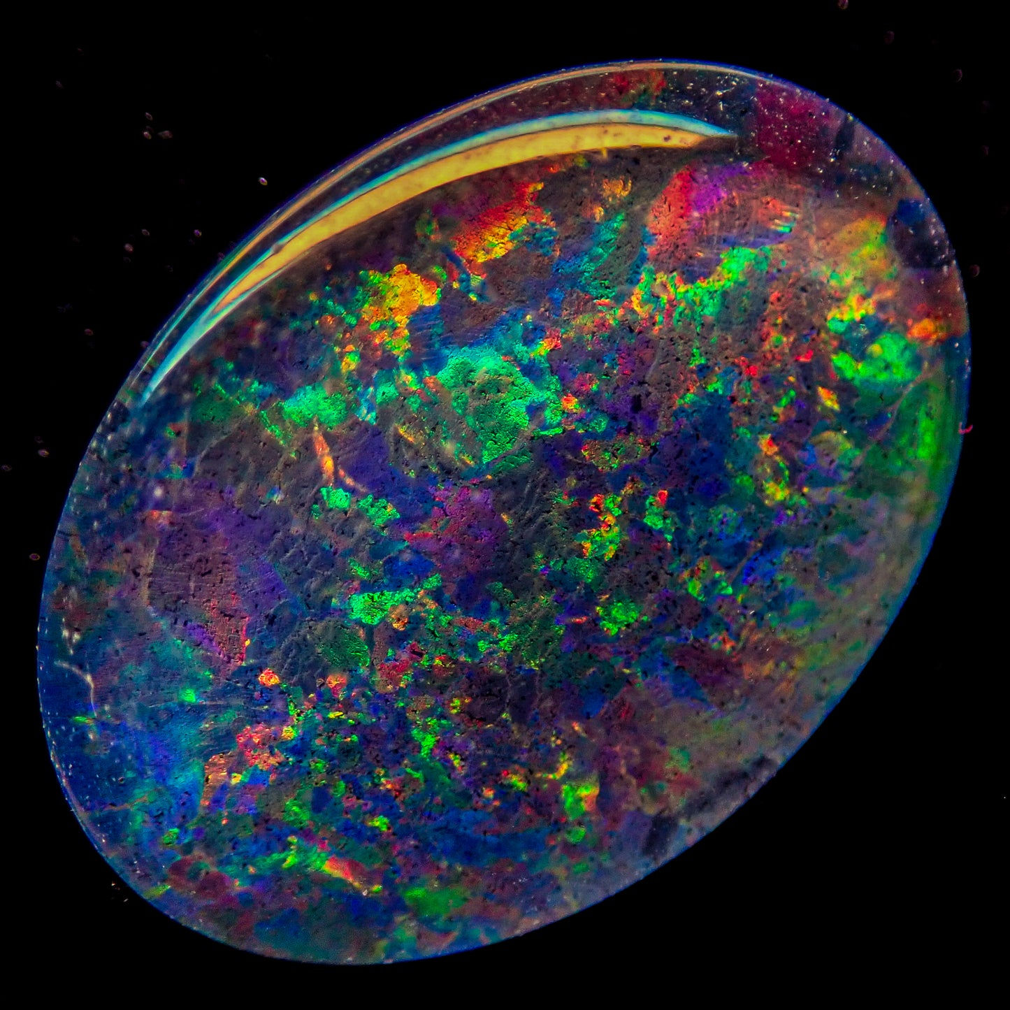 AAA + Black Opal Triplet, Australien, 3.605ct