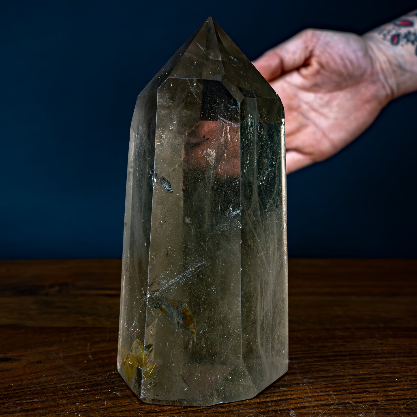 Natürlicher Transparenter Rauchquarz Kristall aus Brasilien - 1378,69g