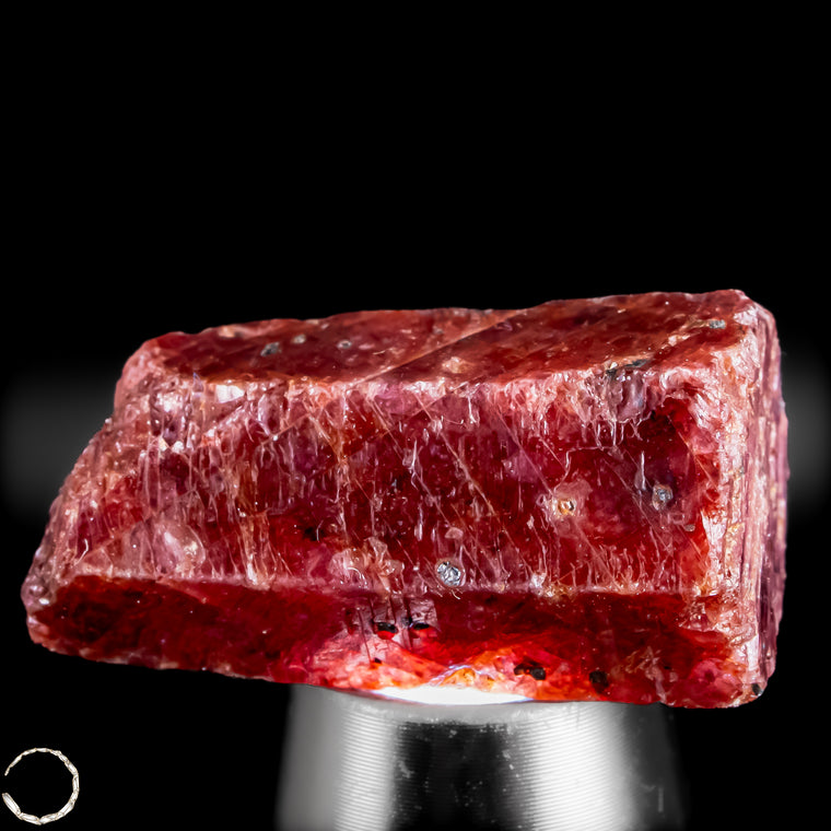 Natürlicher Rubinkristall aus Myanmar, Unbehandelt -7,35g -36,75ct