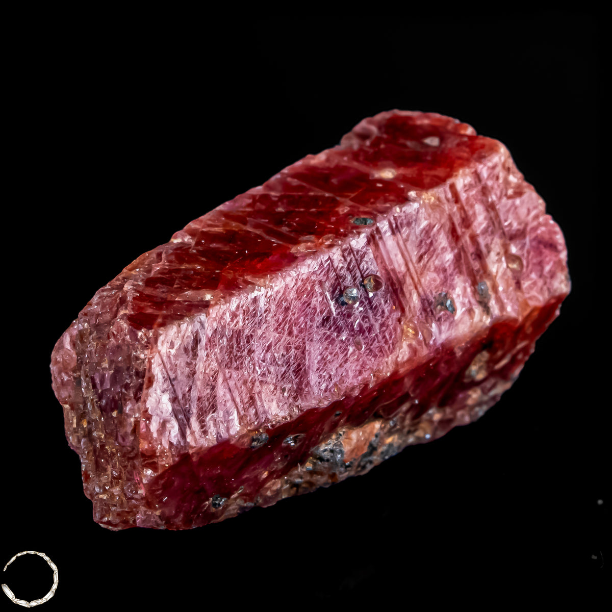 Natürlicher Rubinkristall aus Myanmar, Unbehandelt -7,35g -36,75ct
