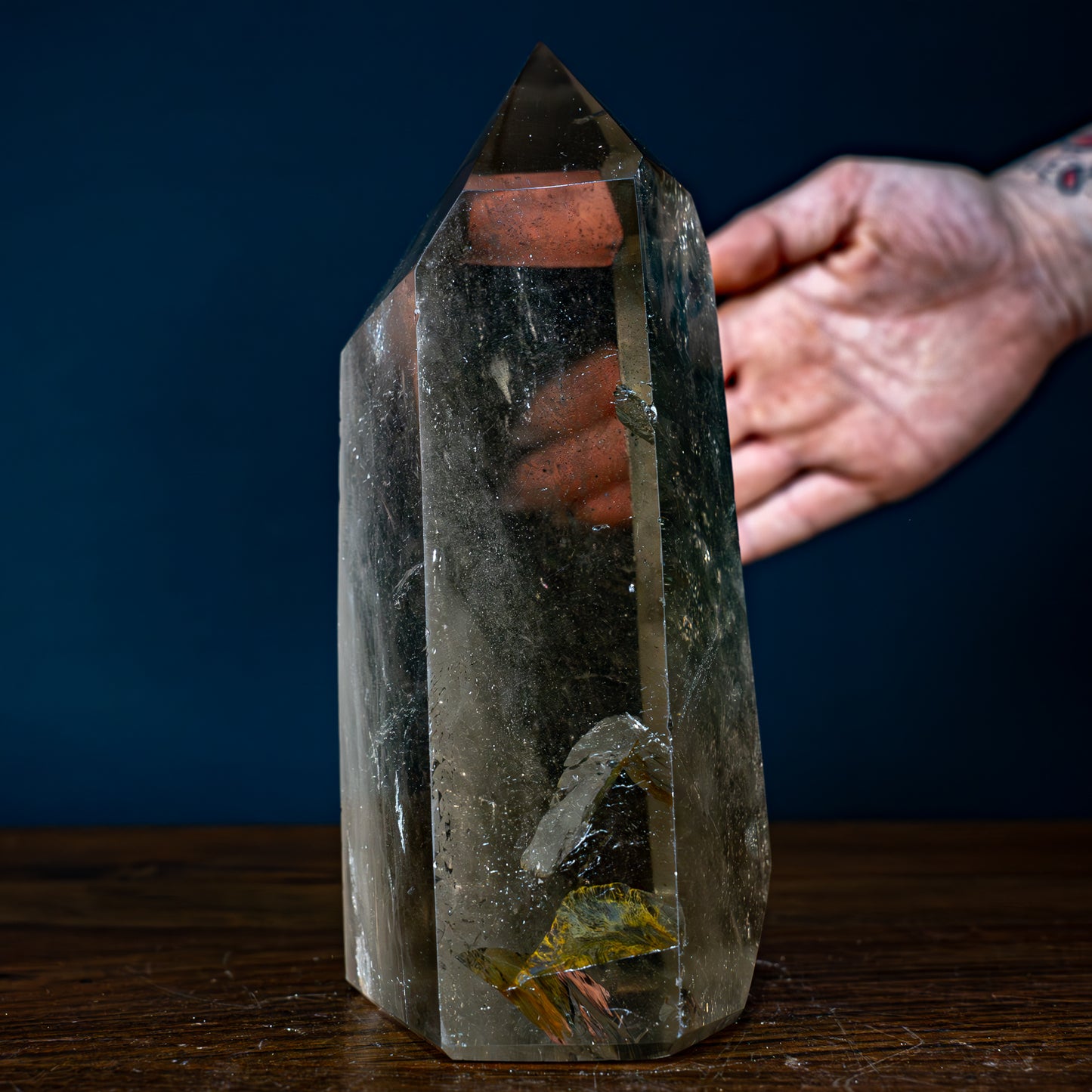 Natürlicher Transparenter Rauchquarz Kristall aus Brasilien - 1378,69g
