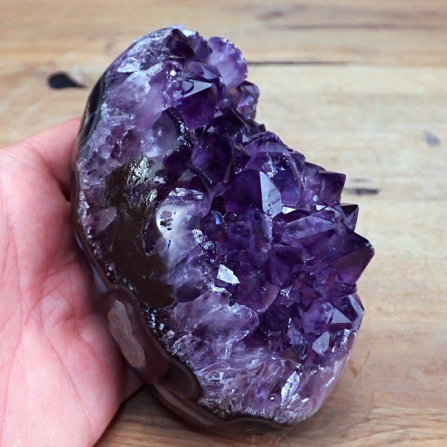 Wunderschönes Amethyst Ei Druse – 812,84g
