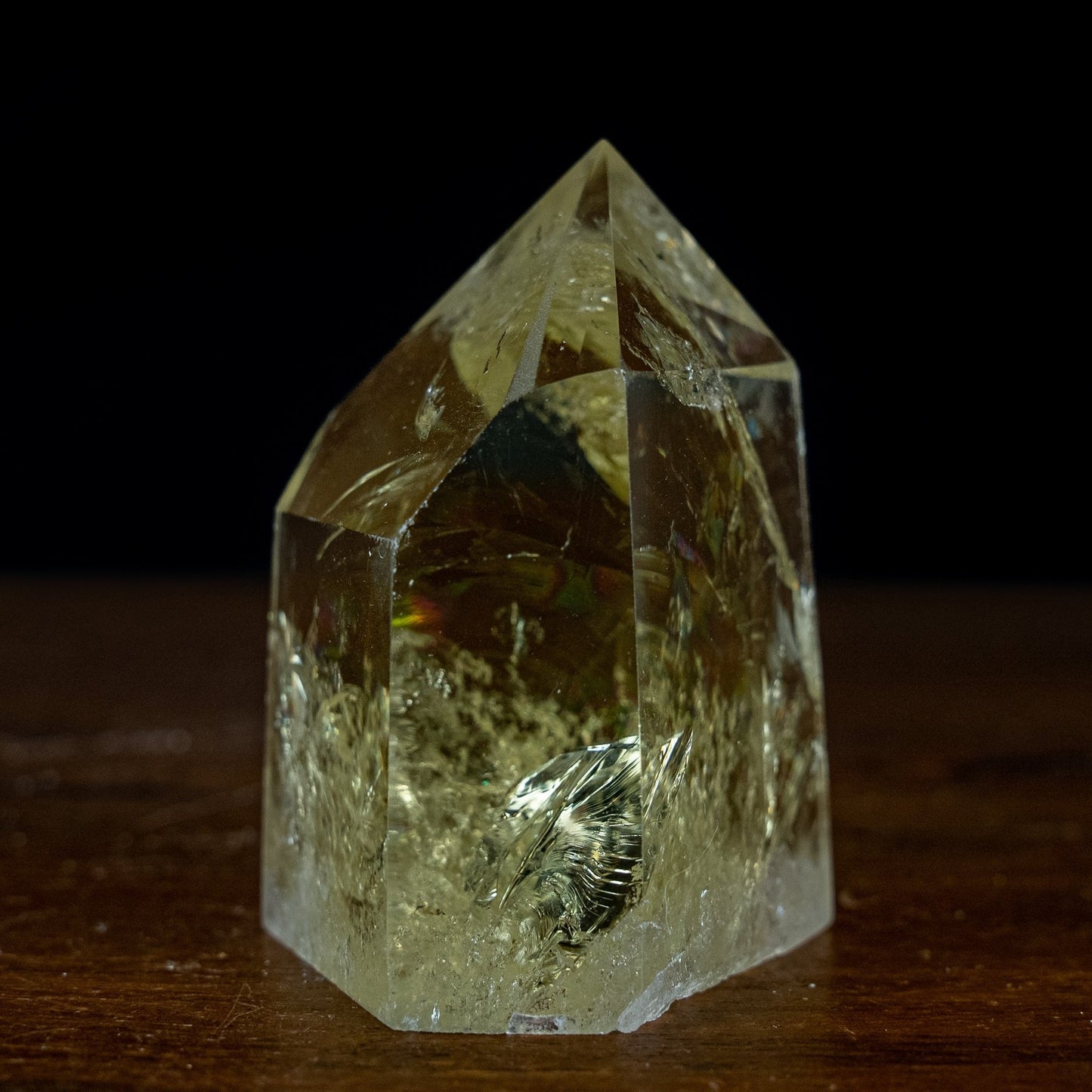 Top Qualität Transparenter Citrin Obelisk - Brasilien - 277,01g