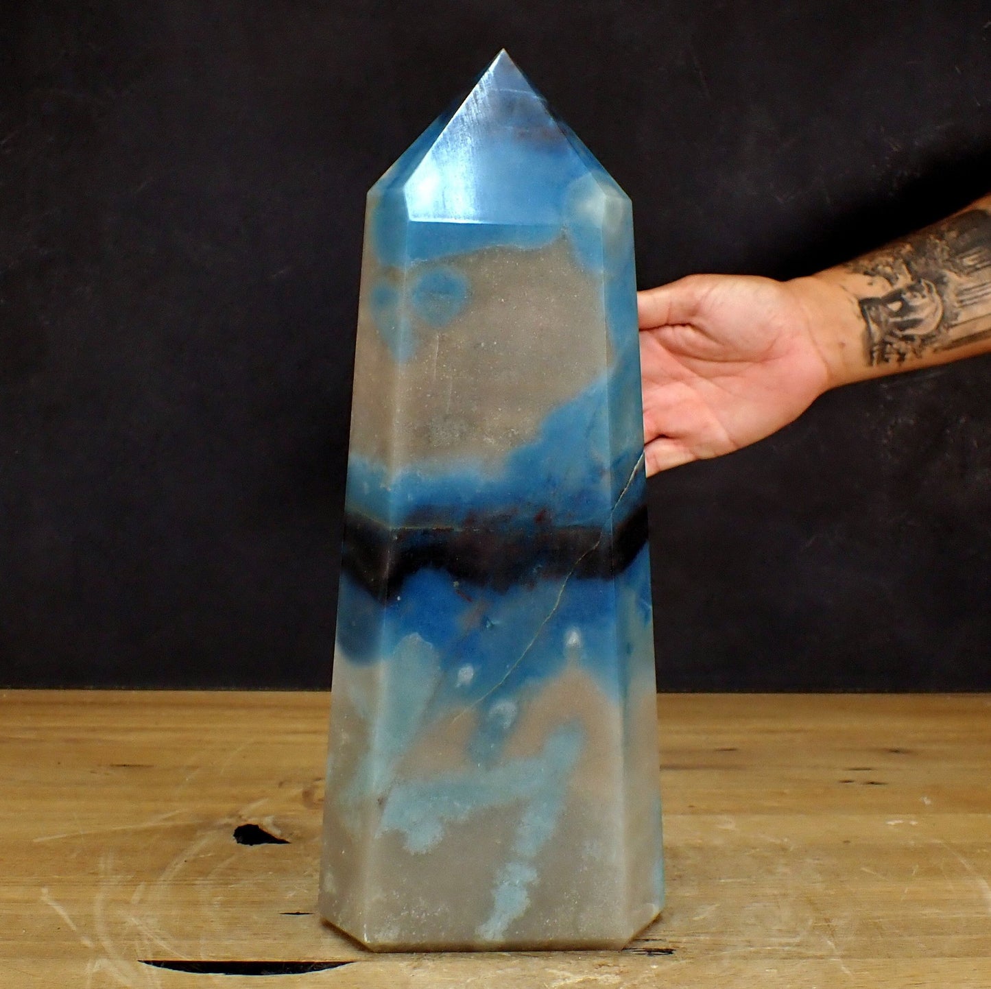 Großer Natürlicher Trolleit Obelisk aus Brasilien - 4461,18g