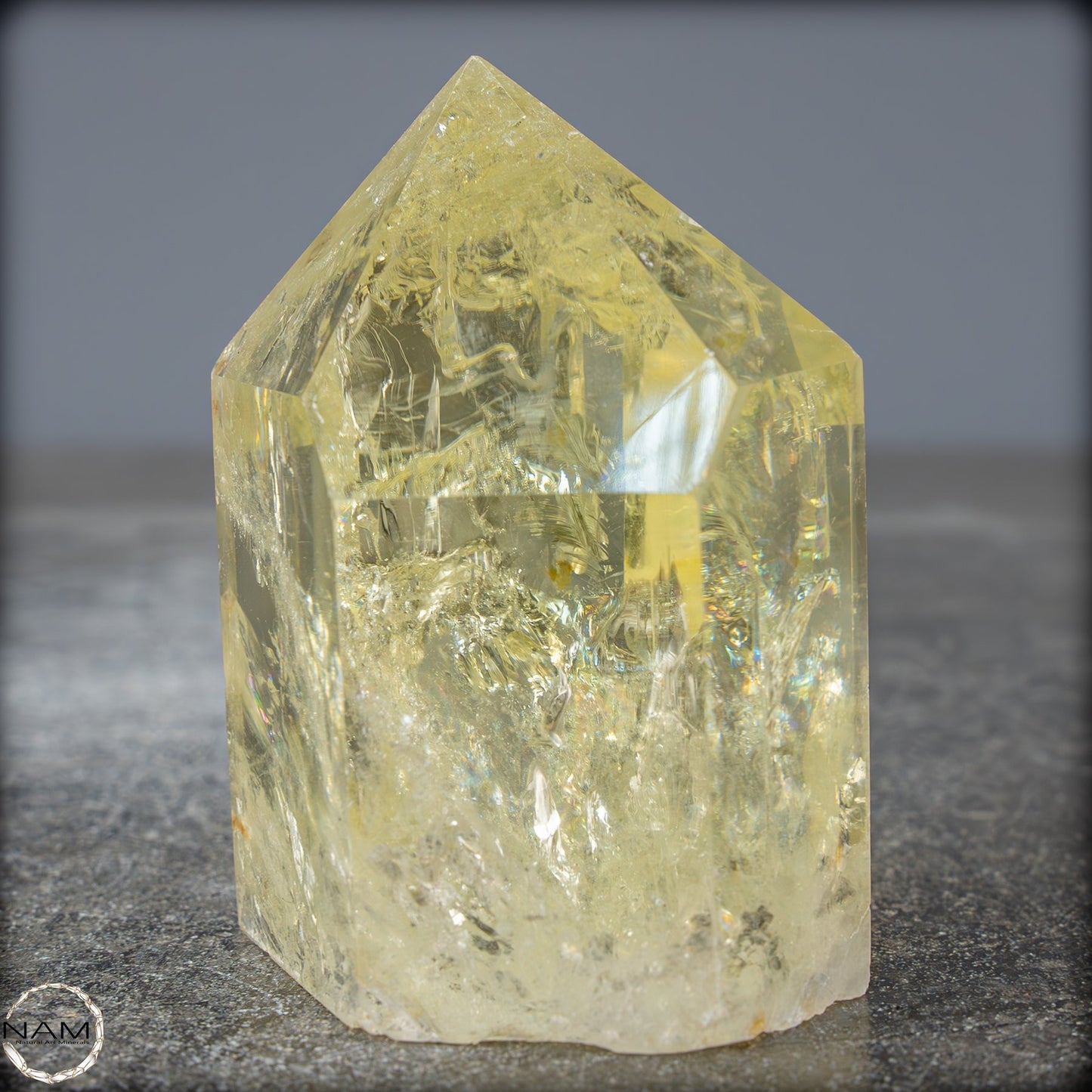 Top Qualität Transparenter Citrin Kristall - Brasilien - 189,28g