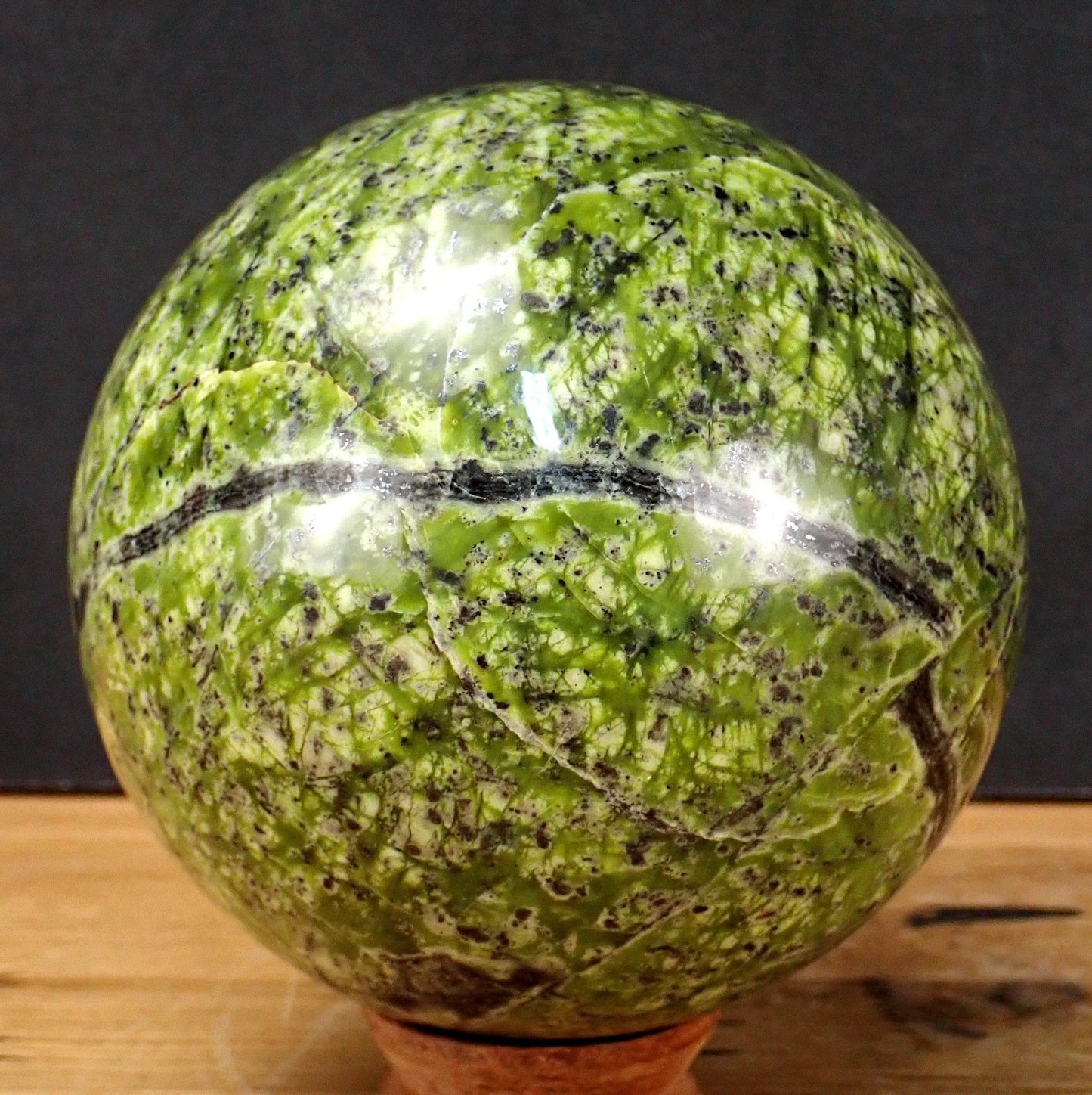Serpentin Kugel - 2928g - 128mm