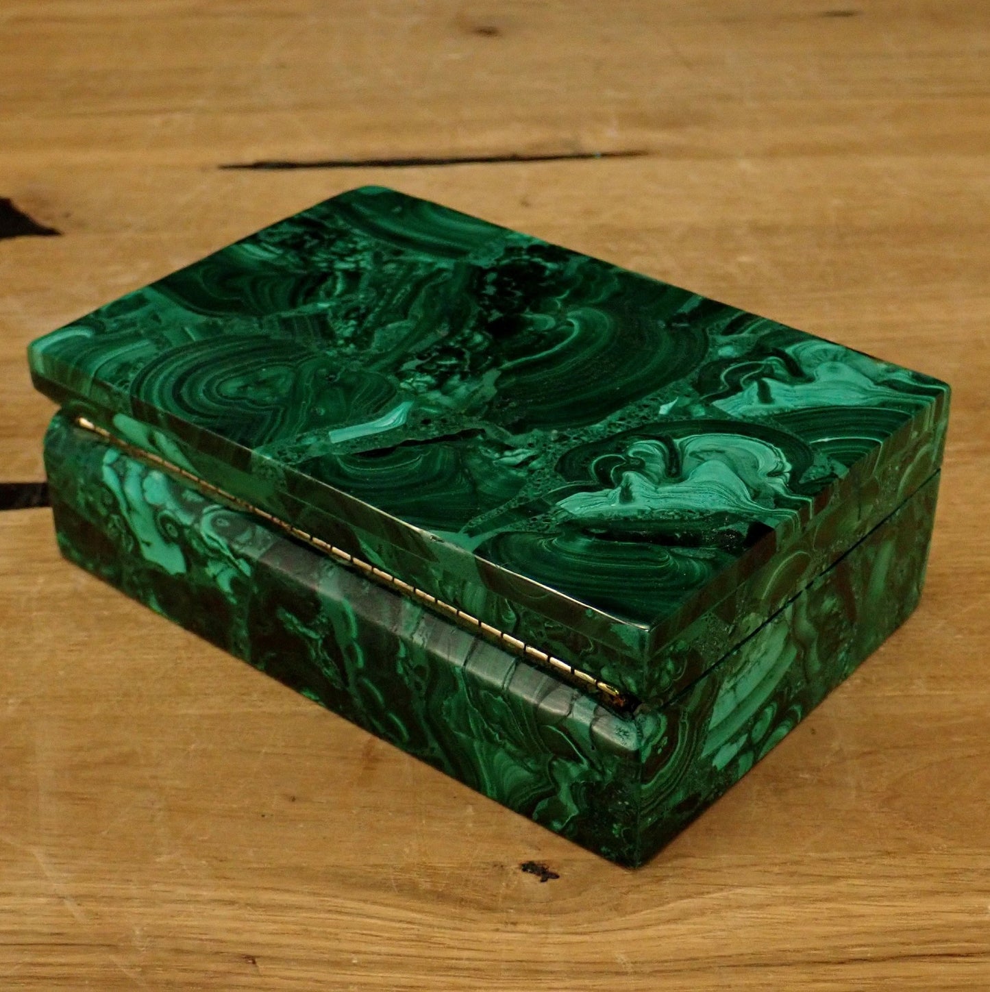 Malachit Schmuckkästchen/Box - 1101.21 g