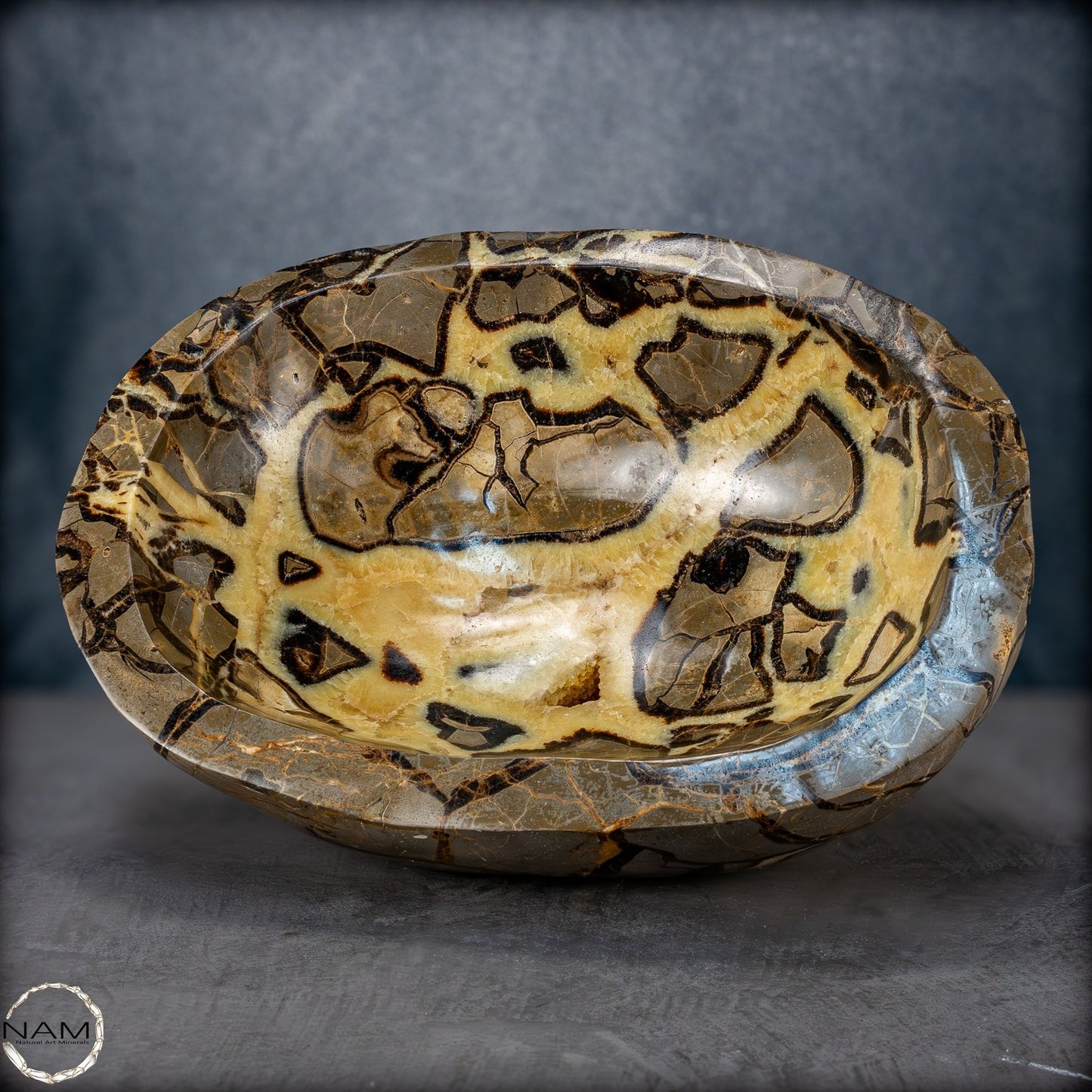 Große Natürliche Septarien-Kristall Schale/ Schüssel - 25491,63g