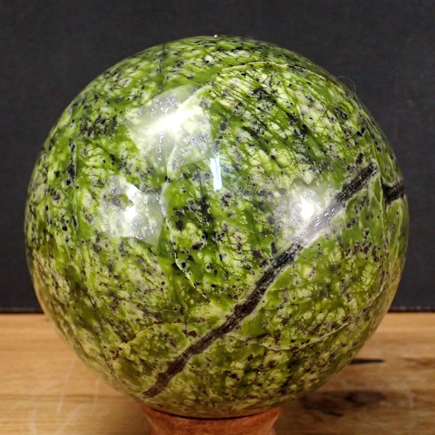 Serpentin Kugel - 2928g - 128mm