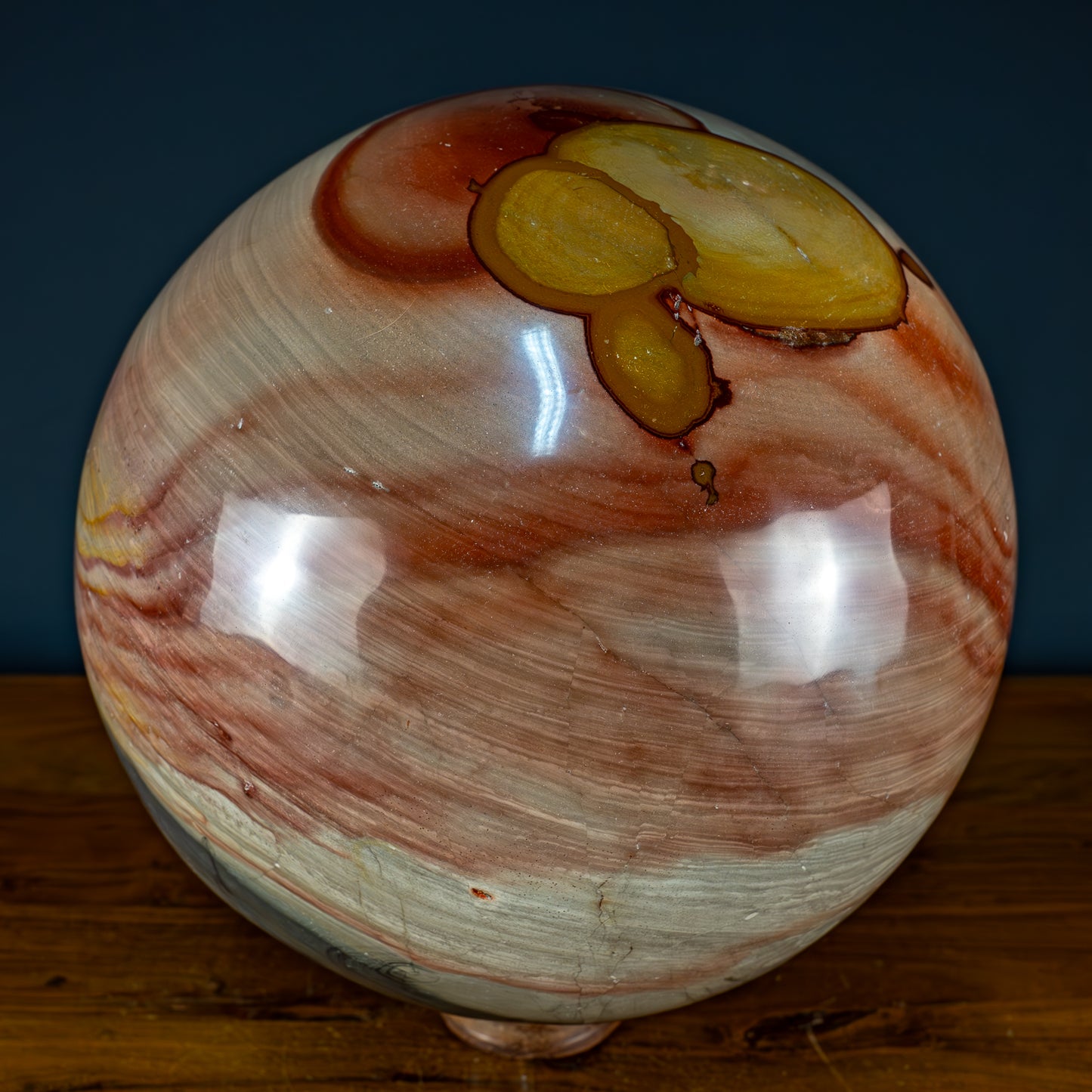 Große Natürliche Polychrom-Jaspis Kugel - 37401,23g - 315mm