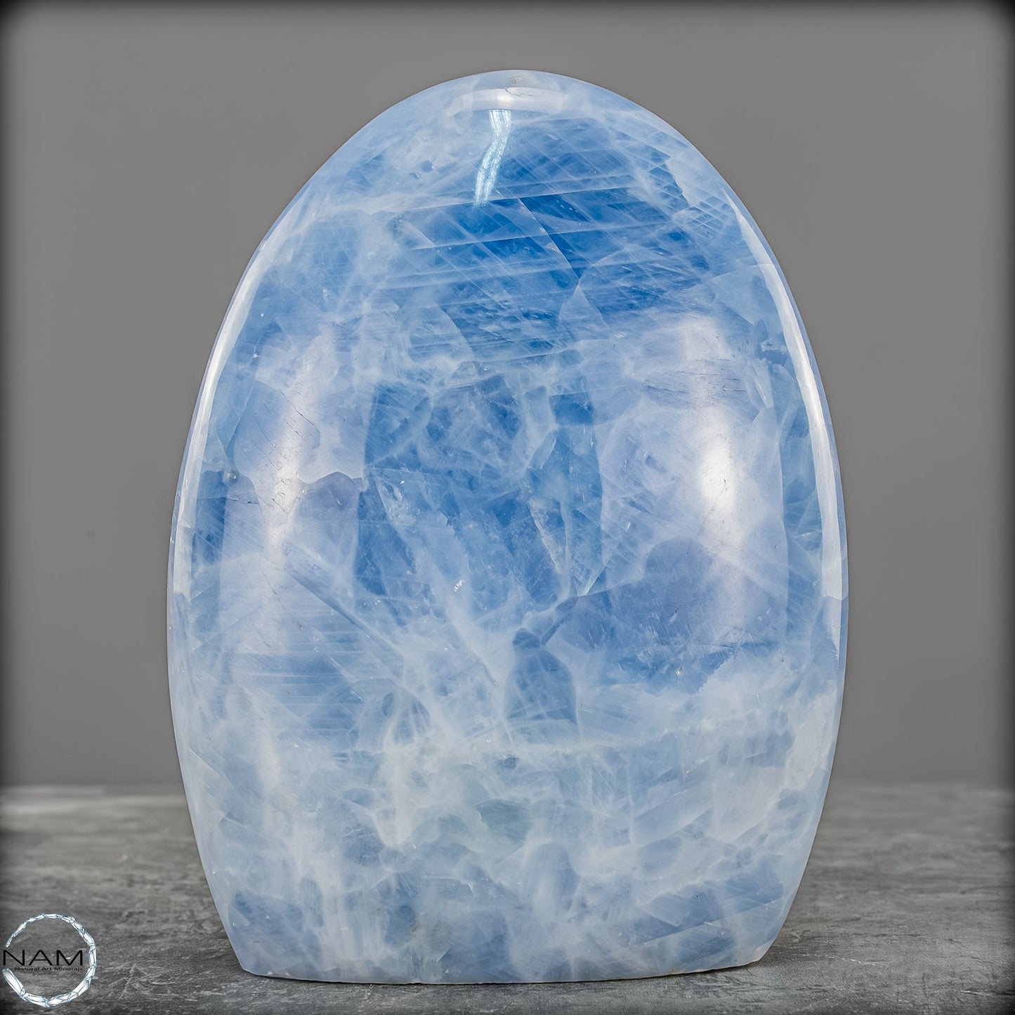Natürliche Blaue Calcit-Kristall Freiform - 821,37g