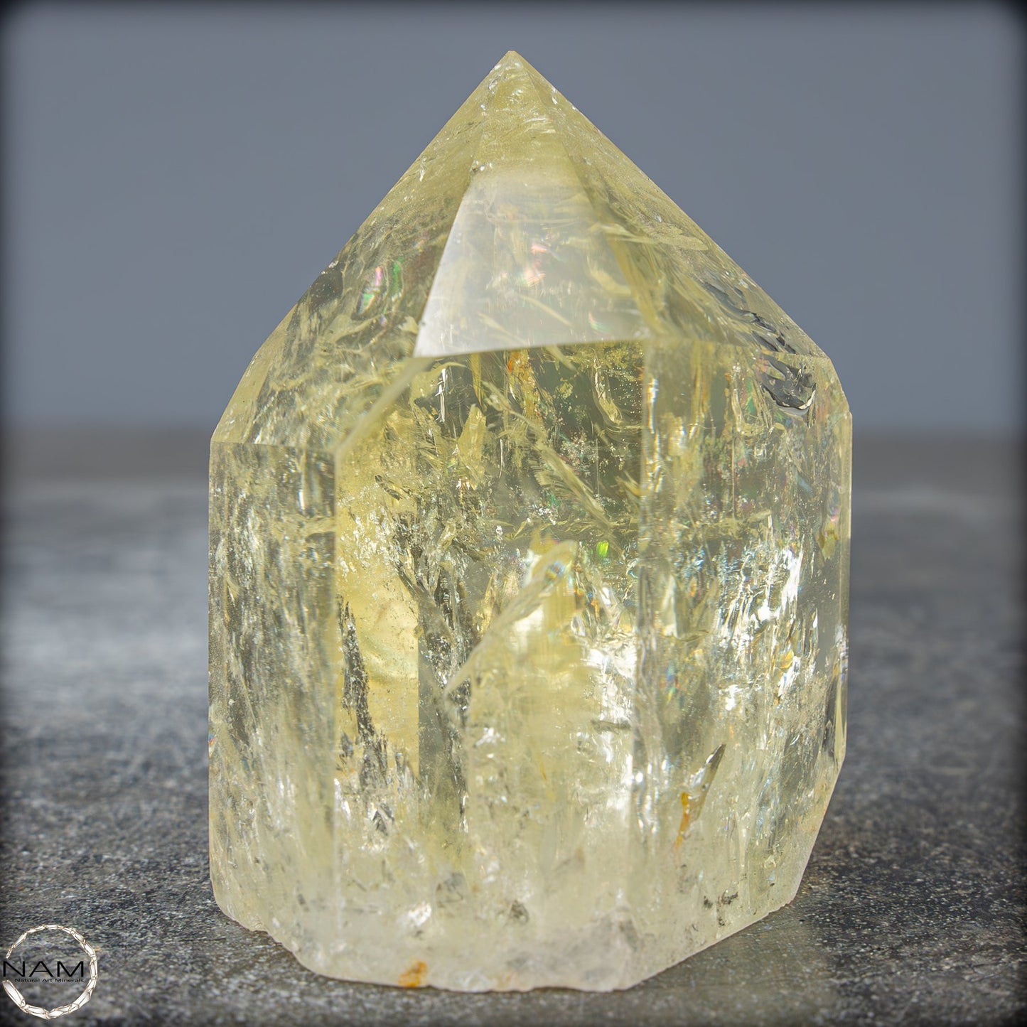 Top Qualität Transparenter Citrin Kristall - Brasilien - 189,28g
