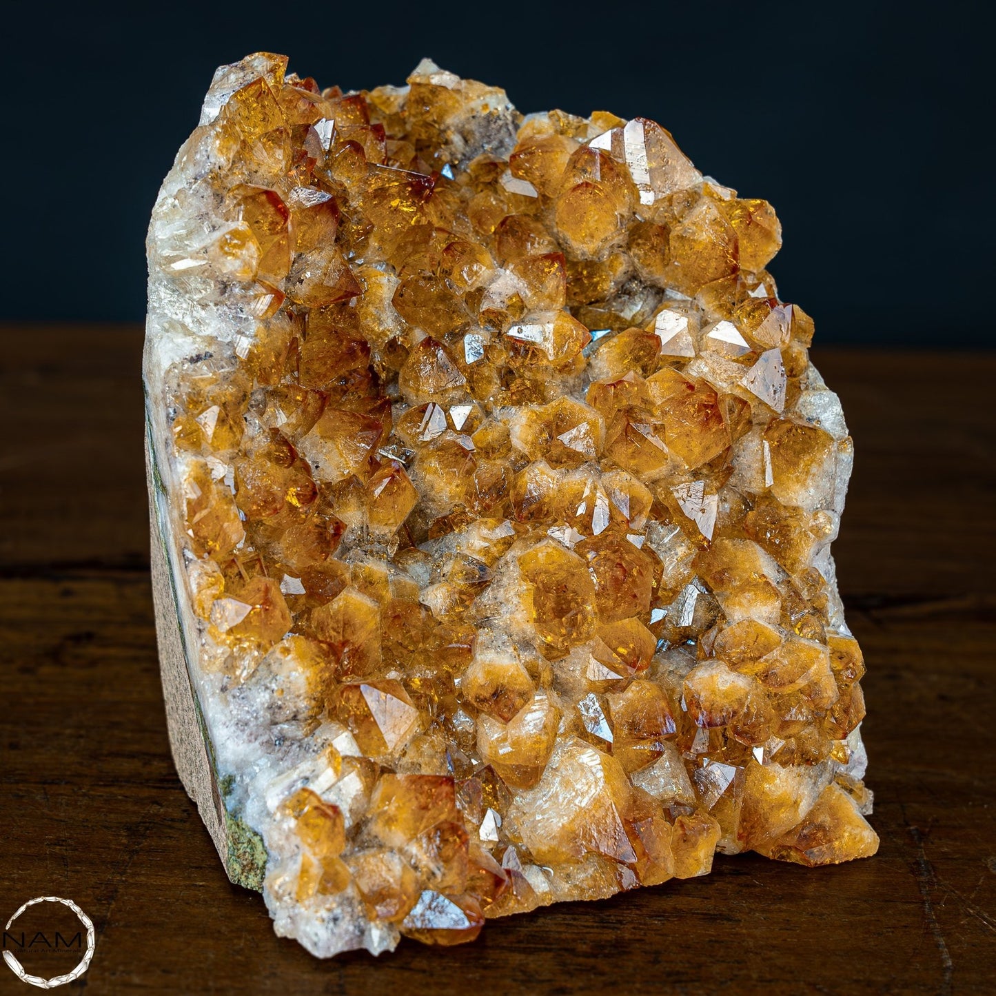 AAA++ Citrin-Quarzkristall Druse, Brasilien - 2798,34g