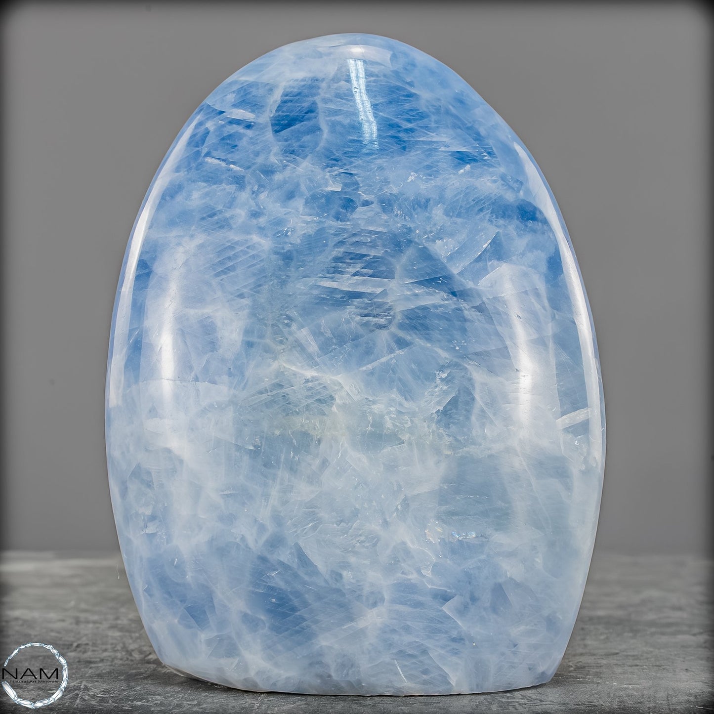 Natürliche Blaue Calcit-Kristall Freiform - 821,37g