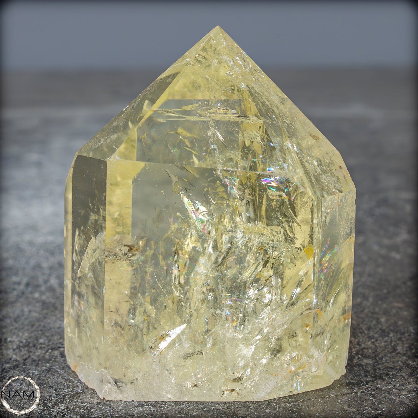 Top Qualität Transparenter Citrin Kristall - Brasilien - 189,28g
