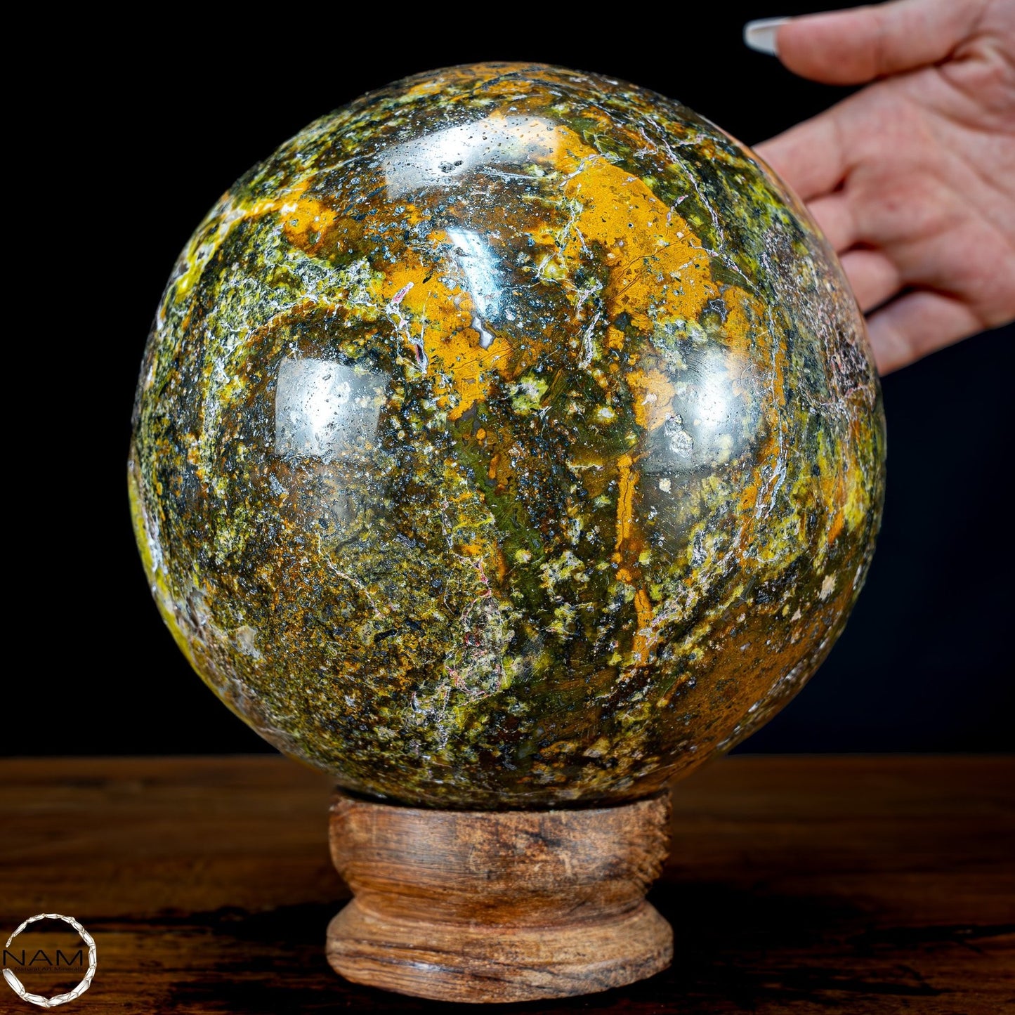 Natürliche Grüne Opal-Kristall Kugel - 5491,53g - 175mm