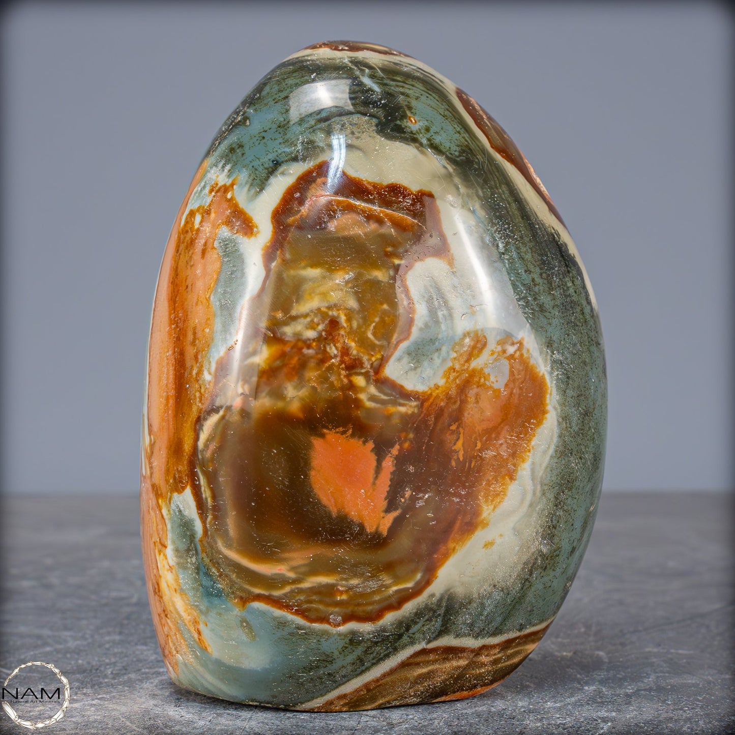 Natürliche Polychrome Jaspis Kristall-Freiform - 829,77g