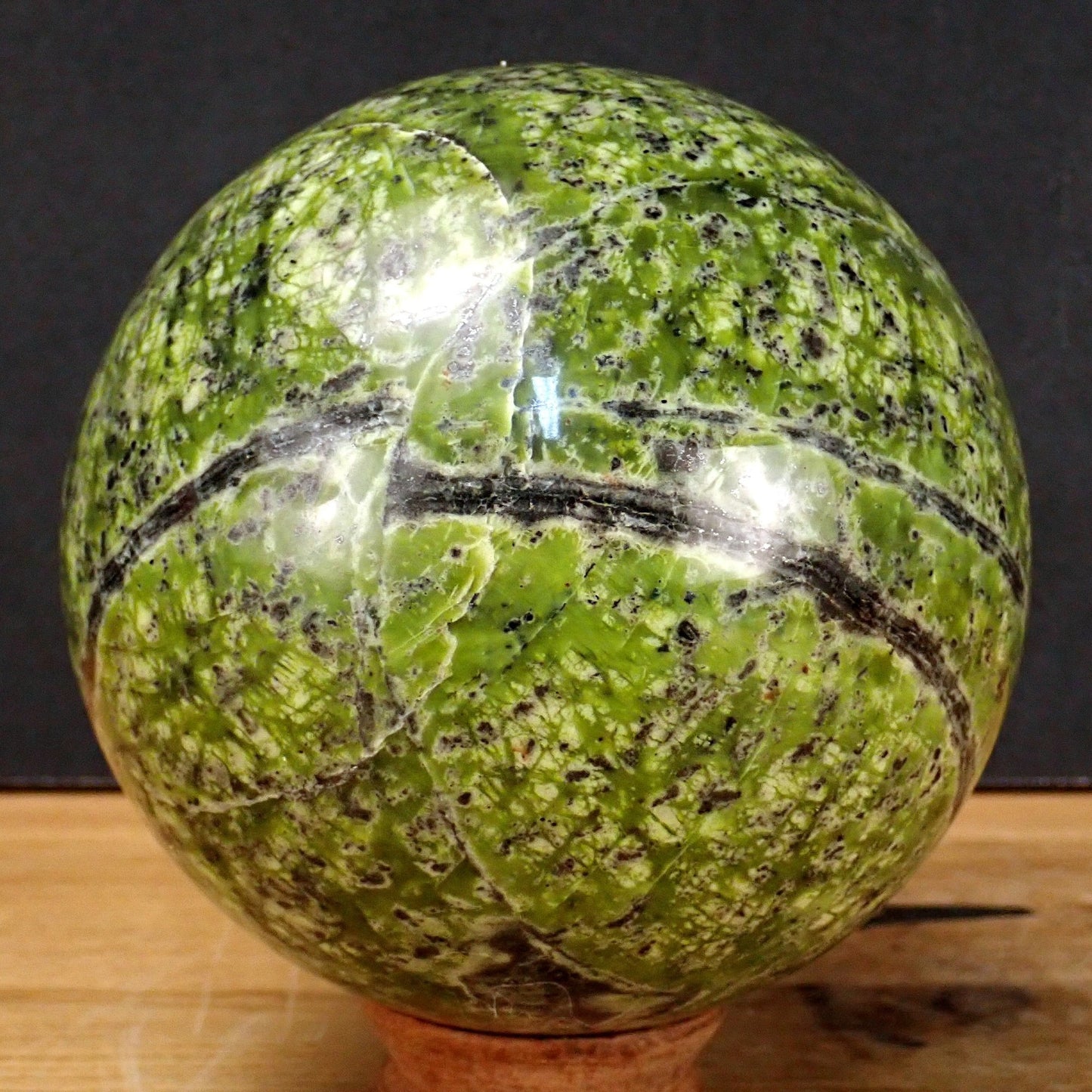 Serpentin Kugel - 2928g - 128mm