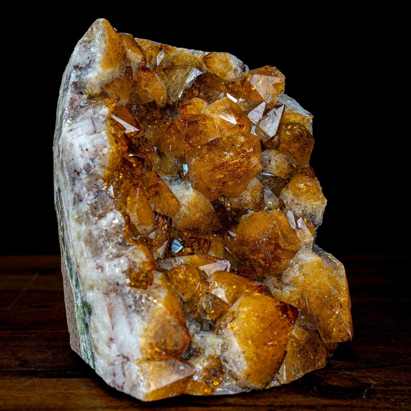 AAA++ Citrin-Quarzkristall Druse, Brasilien - 2571,62g