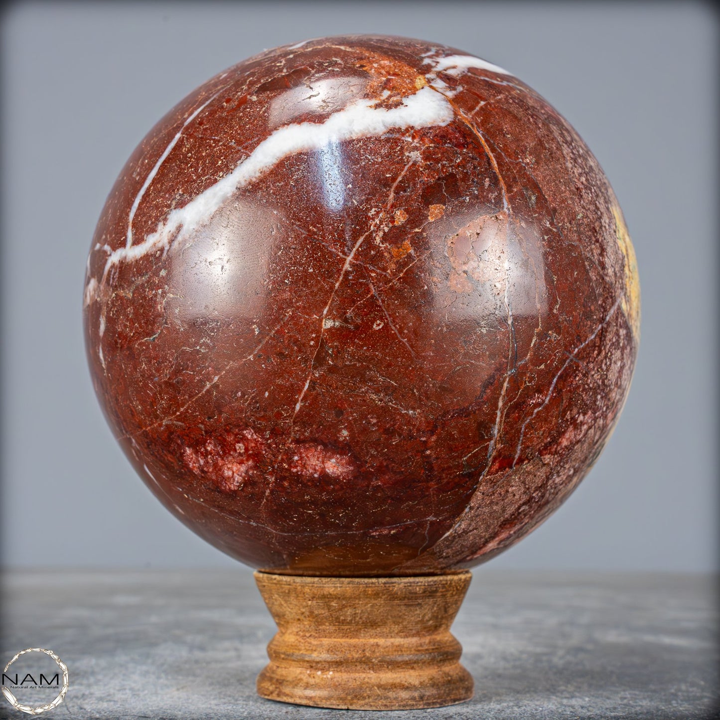 Natürliche Roter Jaspis Kugel Vom Himalaya - 1800,04g - 111mm