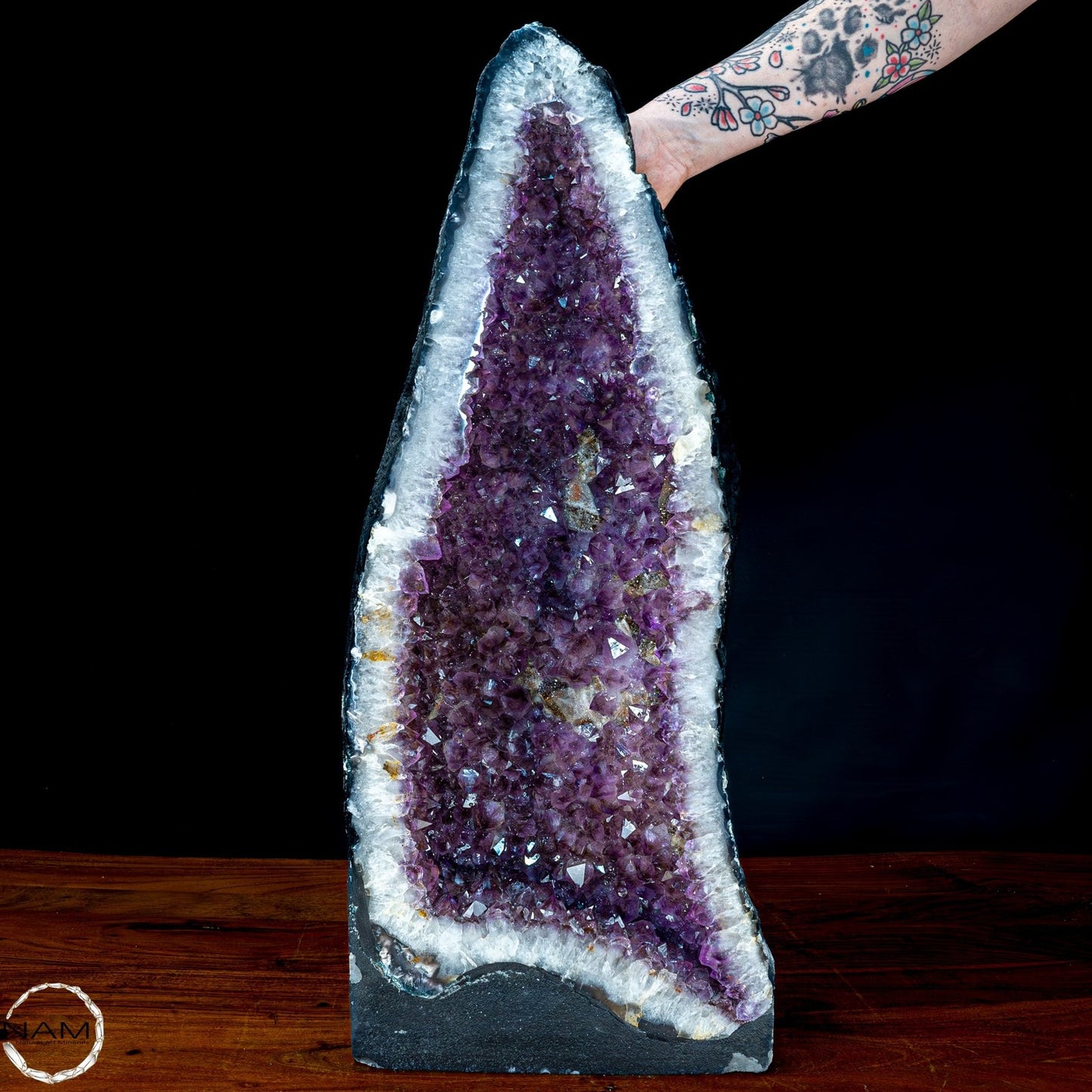 Natürliche Intensive Amethyst-Achat-Kristall Kathedrale/Druse - 29421,12g