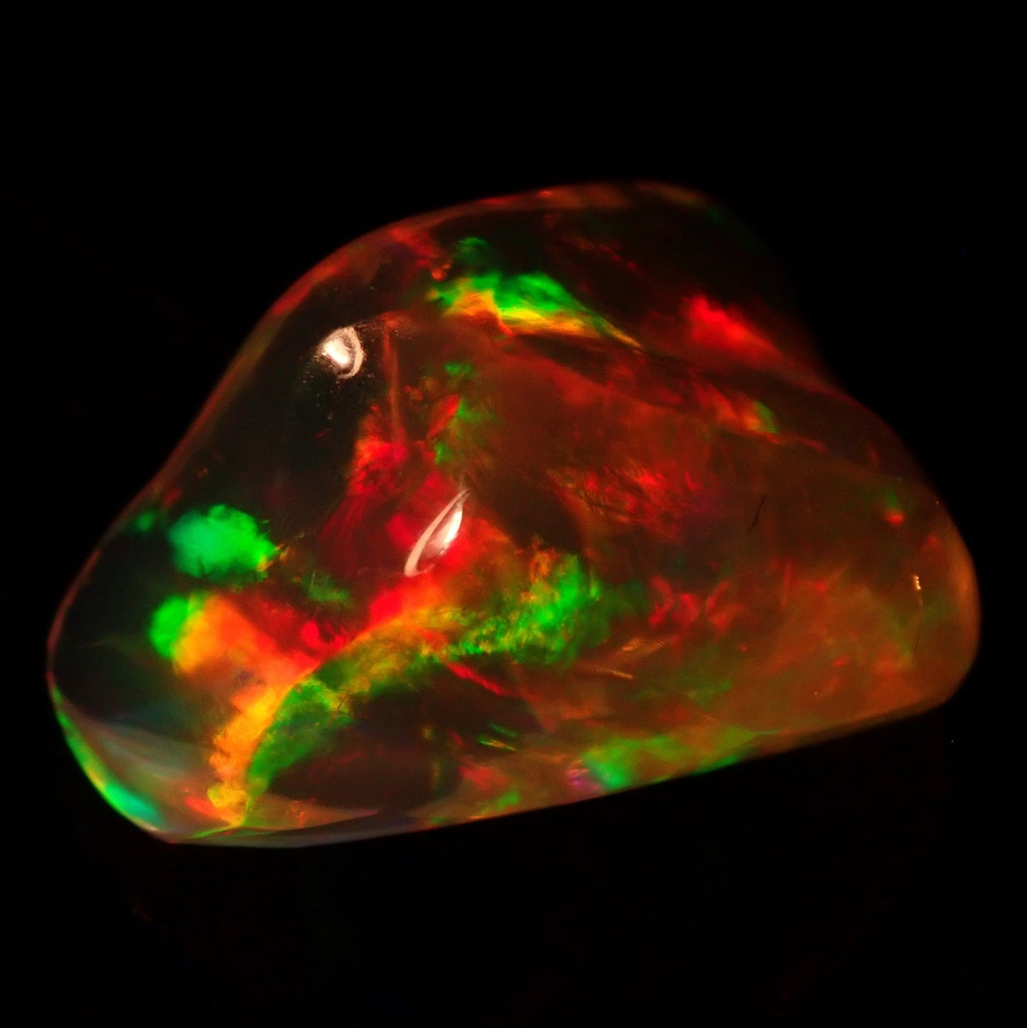 Seltener AAA+ Mexikanischer Kristall-Opal, 7.395 ct