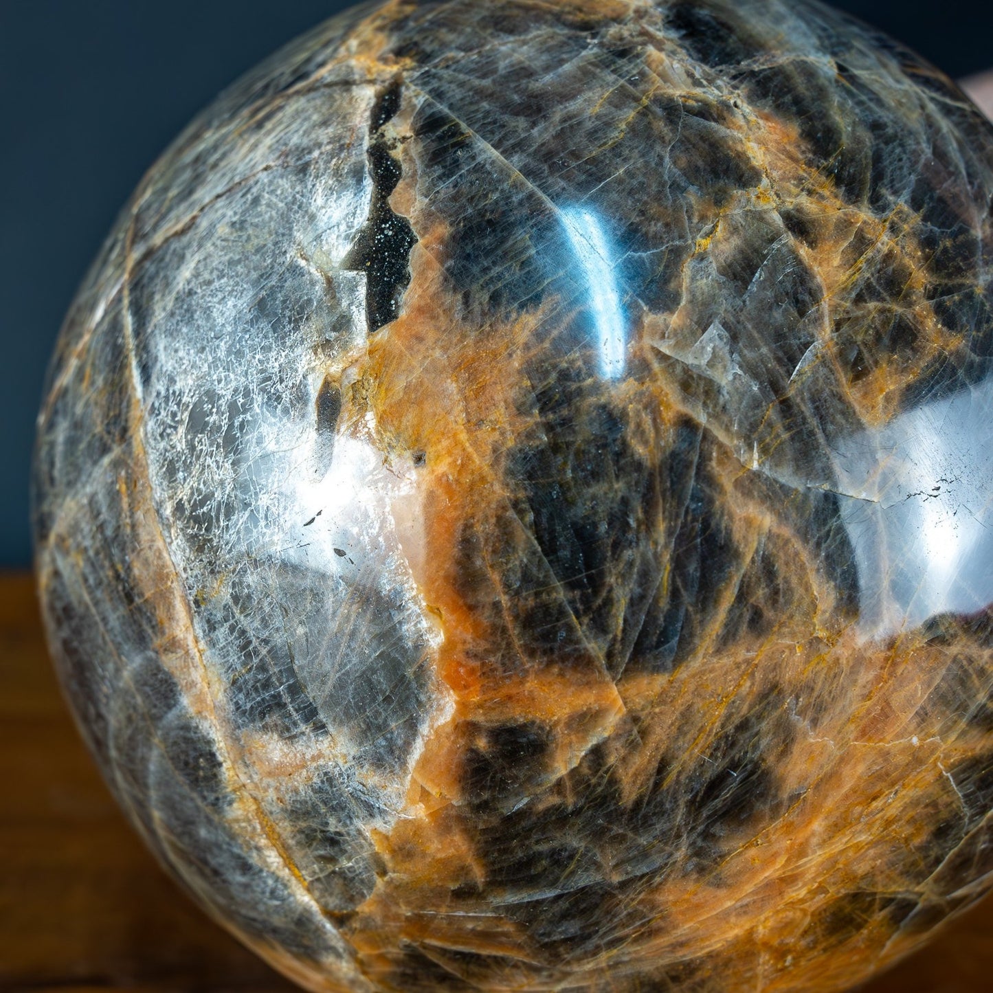 Natürliche Funkelnde Mondstein Kristall-Kugel - 9224,91g - 205mm