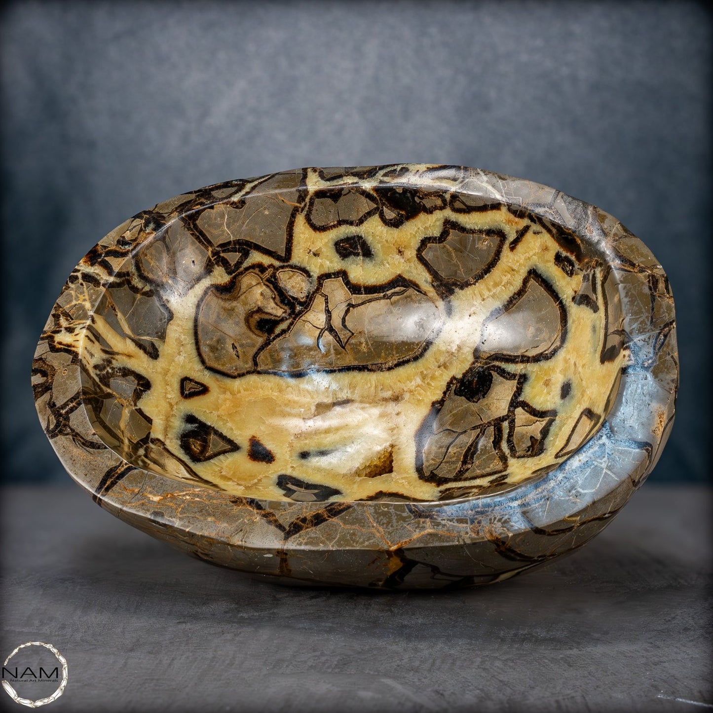 Große Natürliche Septarien-Kristall Schale/ Schüssel - 25491,63g