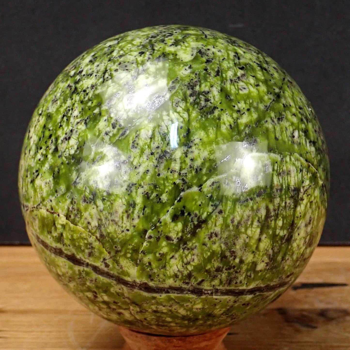 Serpentin Kugel - 2928g - 128mm