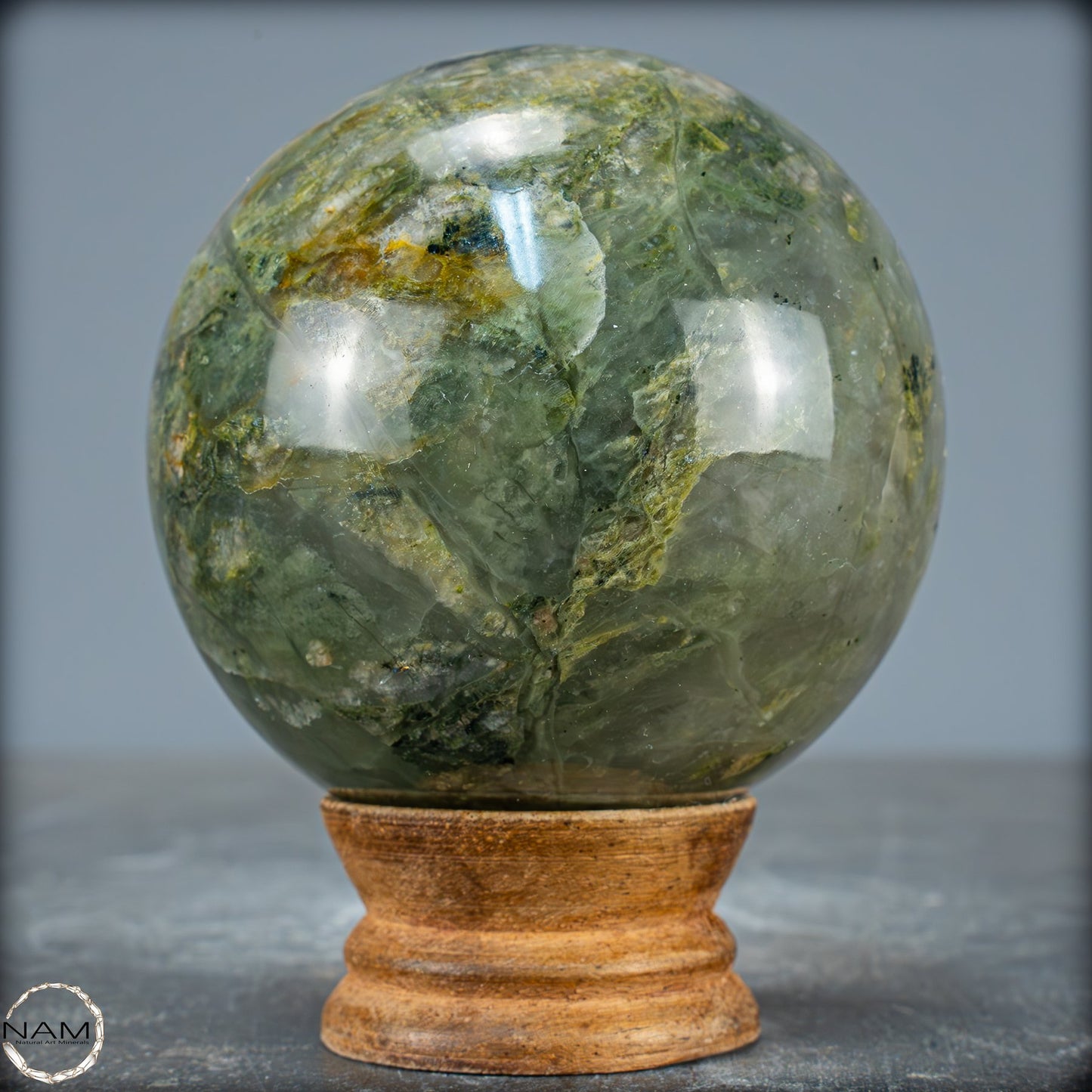 Natürliche Gartenquarz Kristall-Kugel aus Brasilien - 709,55g - 80mm