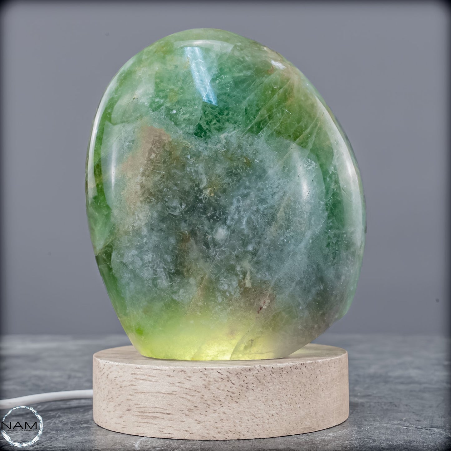 Natürliche Grüne Fluorit-Kristall Freiform - 934,99g