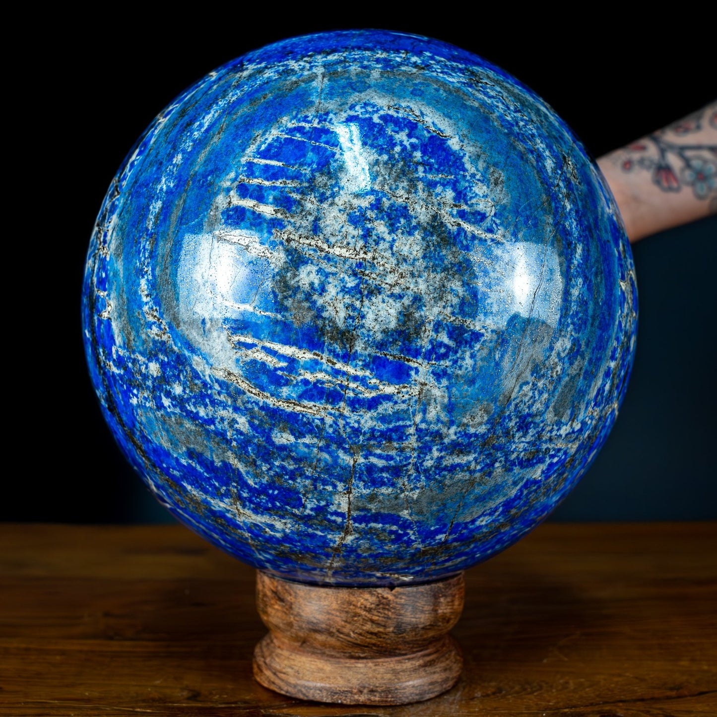 Natürliche Lapislazuli-Kristall-Kugel AAA++ Qualität - 10671,98g
