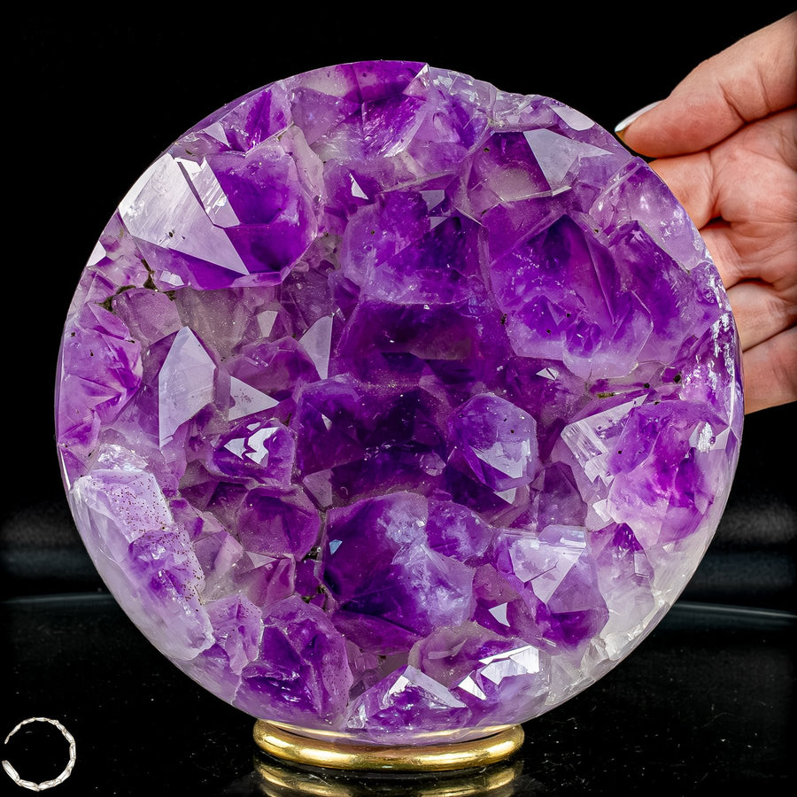 Natürliche Amethyst Kugel aus Uruguay von höchster Qualität – 3923,31g