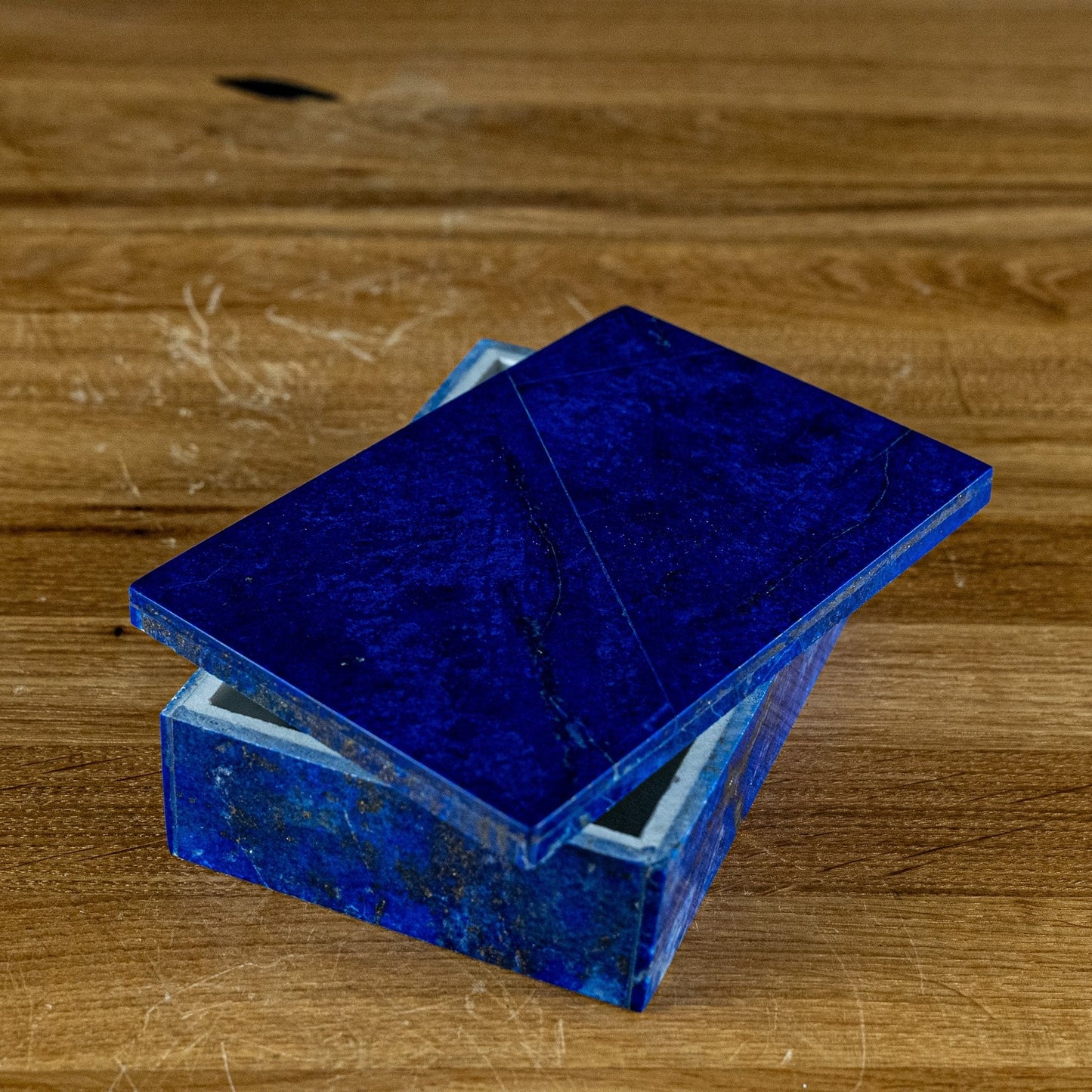 Natürliche A++ Lapislazuli Schmuckkästchen/Box - 600-800g