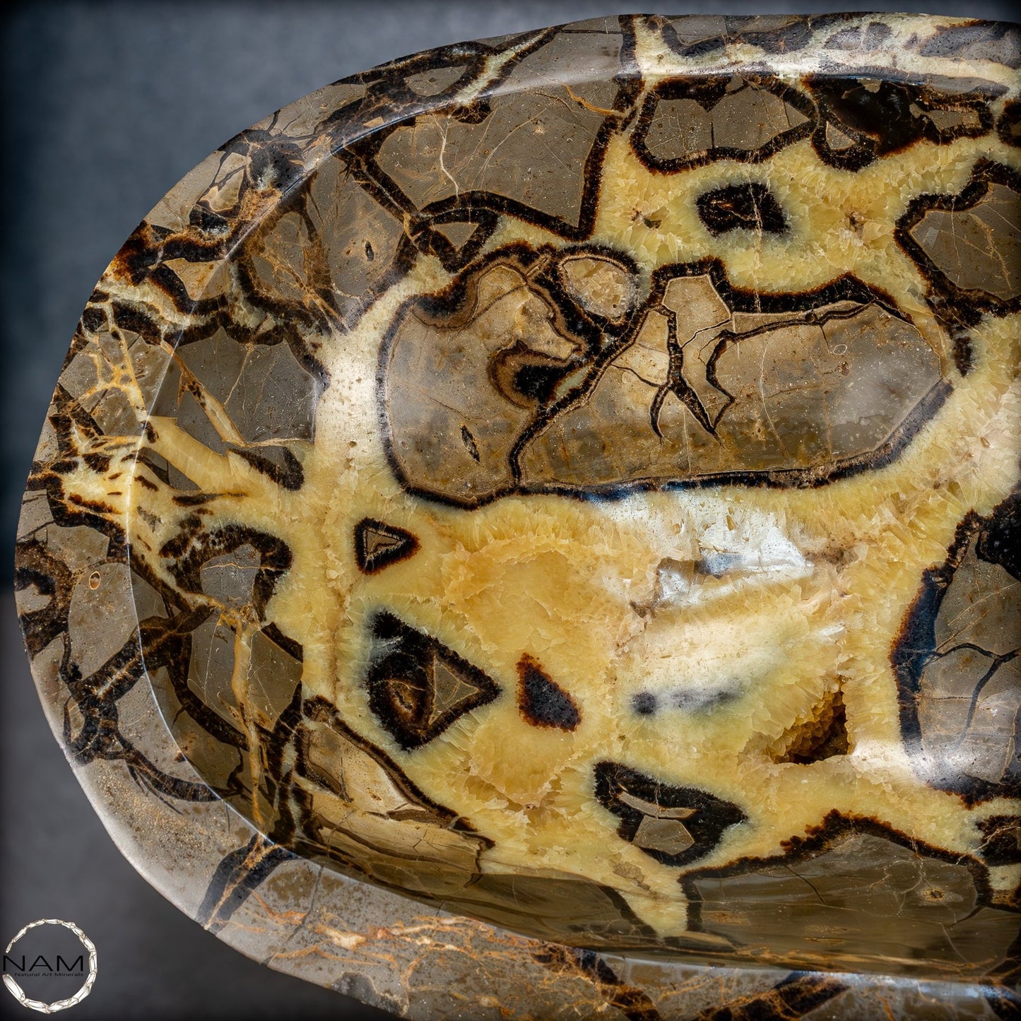 Große Natürliche Septarien-Kristall Schale/ Schüssel - 25491,63g