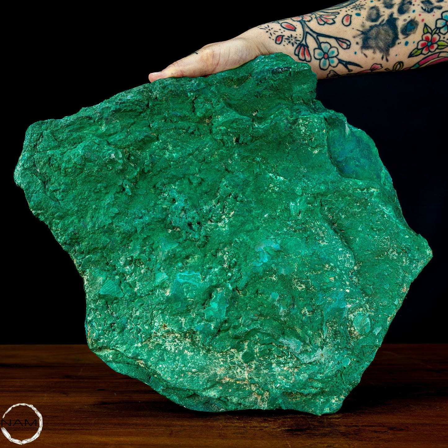 Botryoidaler Chrysokolla, Malachit und Azurit, sehr selten - 12256,19g