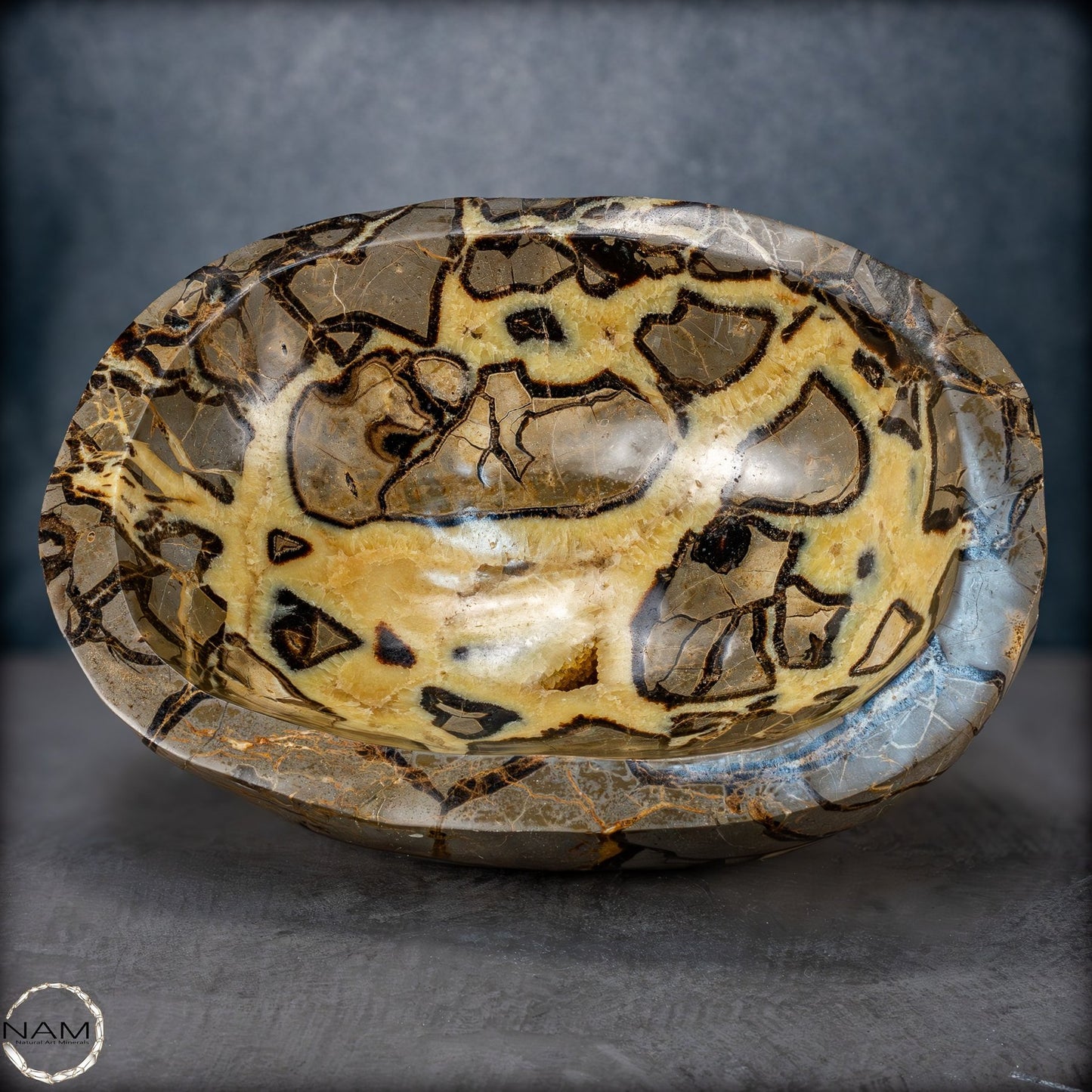 Große Natürliche Septarien-Kristall Schale/ Schüssel - 25491,63g
