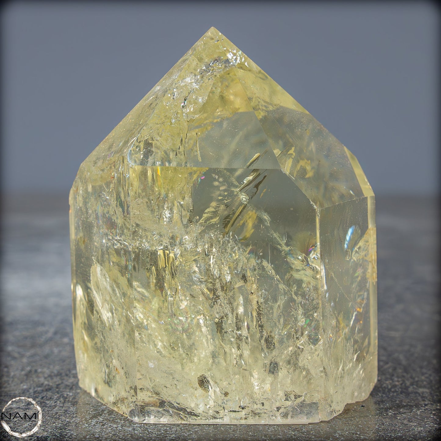Top Qualität Transparenter Citrin Kristall - Brasilien - 189,28g