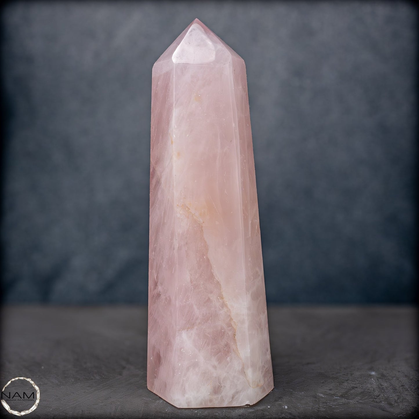 Natürlicher Großer Rosenquarz Obelisk aus Brasilien - 6907,55g