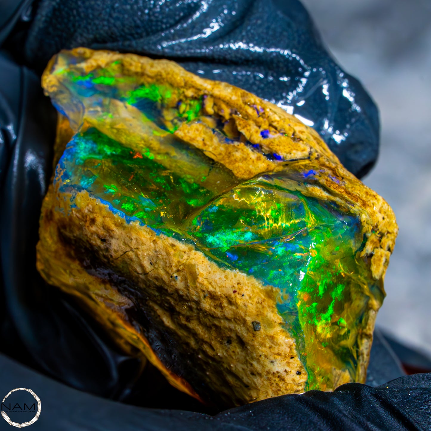 Seltener Natürlicher Großer Kristall-Opal, Äthiopien -12,49g