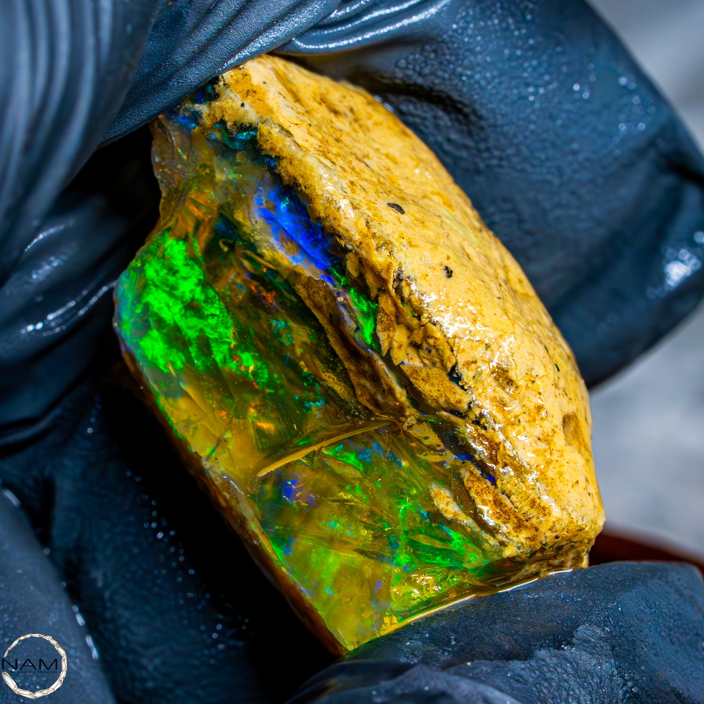 Seltener Natürlicher Großer Kristall-Opal, Äthiopien -12,49g